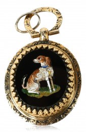 14K YELLOW GOLD MICROMOSAIC DO