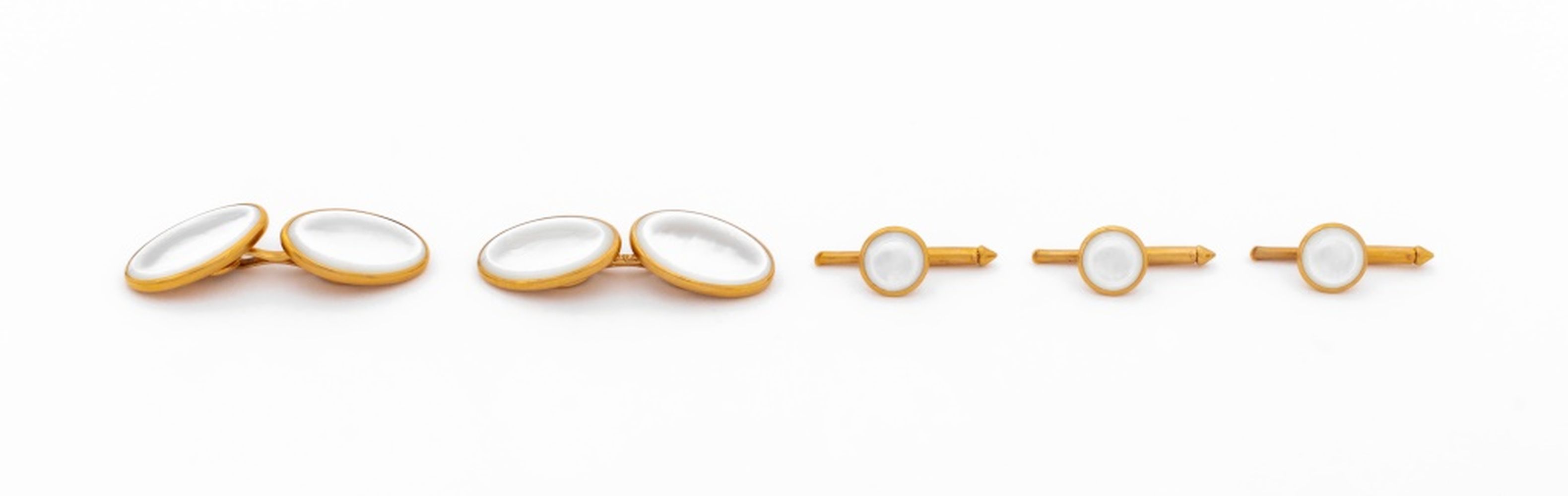 14K YELLOW GOLD MOTHER-OF-PEARL