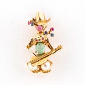 14K YELLOW GOLD & MULTI-STONE