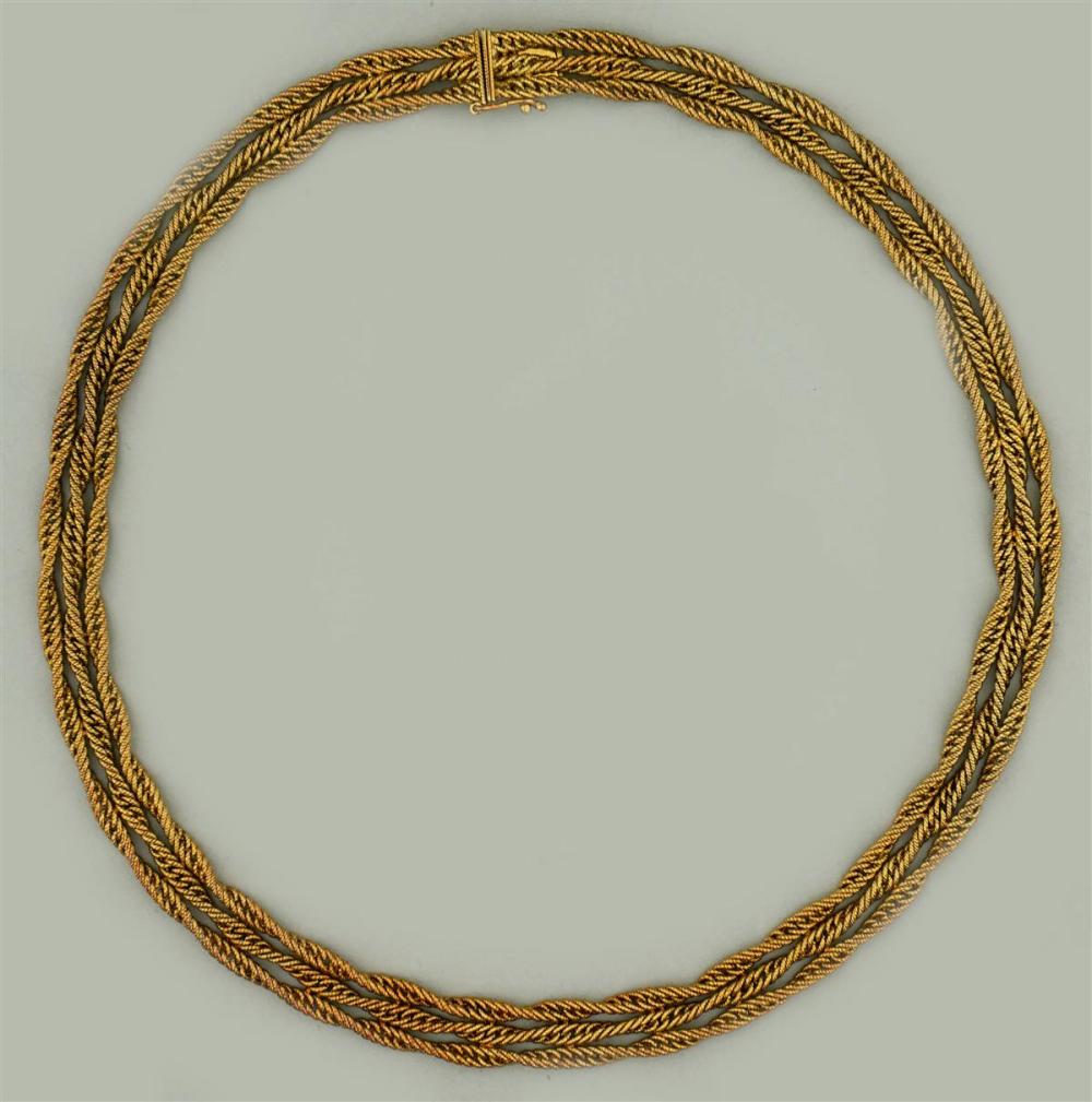 14K YELLOW GOLD MULTI-STRAND