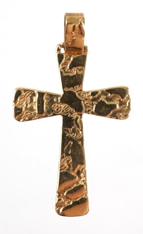 14K YELLOW GOLD NUGGET DESIGN