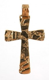 14K YELLOW GOLD NUGGET DESIGN