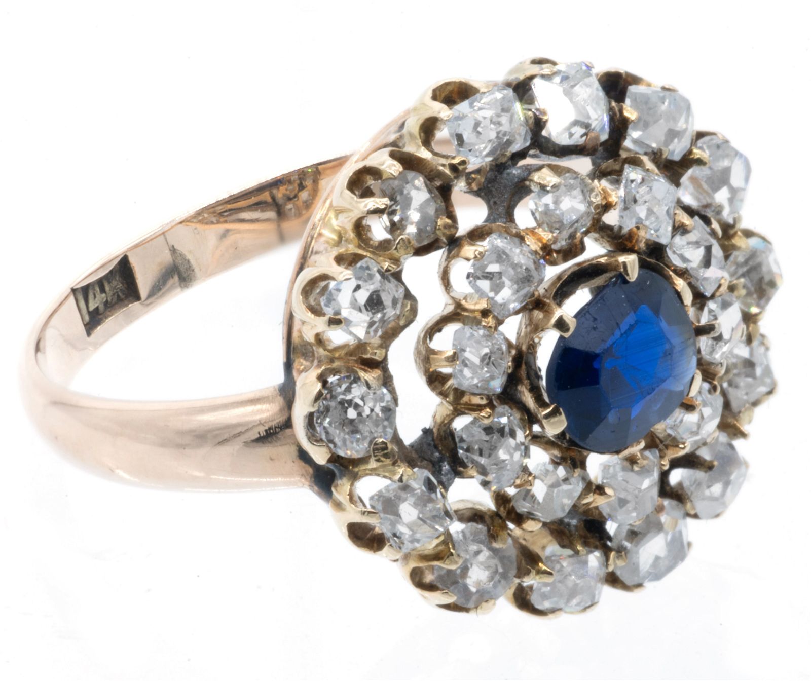 14K YELLOW GOLD OLD MINE-CUT