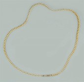 14K YELLOW GOLD OPEN CURB LINK