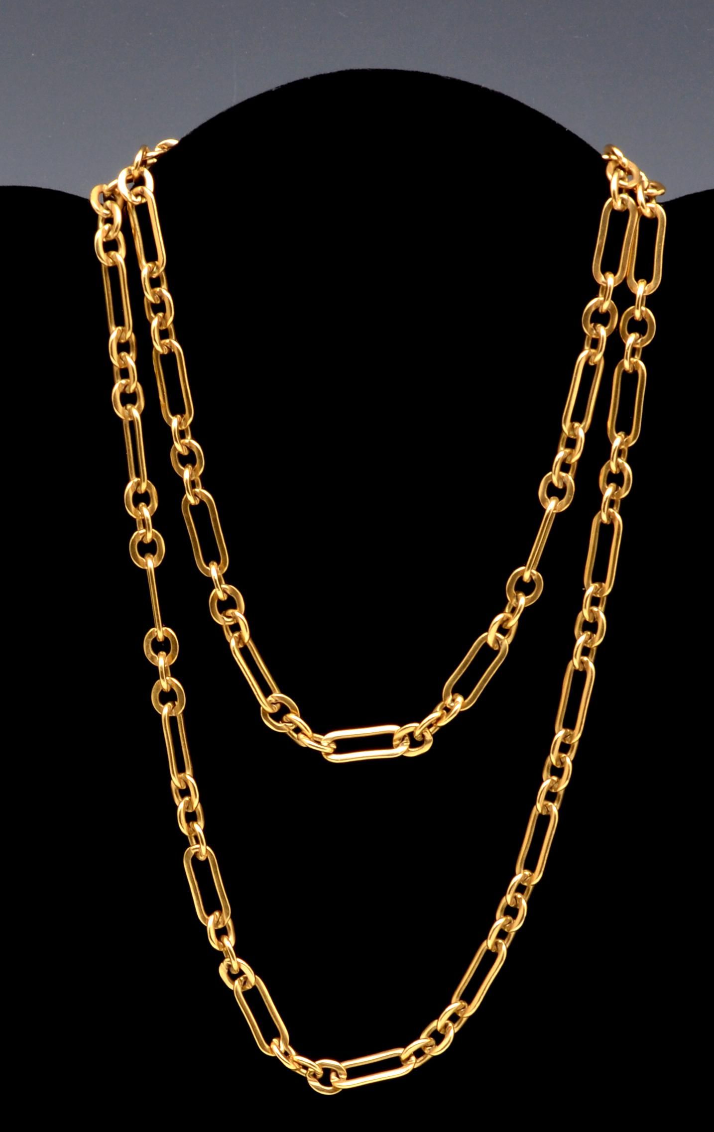 14K YELLOW GOLD OPEN LINK