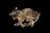 14K YELLOW GOLD RACCOON FORM P
