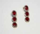 14K YELLOW GOLD RUBY & DIAMOND