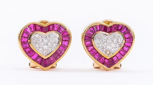 14K YELLOW GOLD RUBY &AMP;