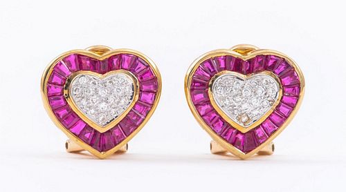 14K YELLOW GOLD RUBY &AMP;