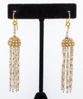 14K YELLOW GOLD SEED PEARL BRI