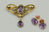 14K YELLOW GOLD, SEED PEARL AN