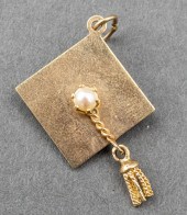 14K YELLOW GOLD SEED PEARL GRA
