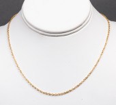 14K YELLOW GOLD SINGAPORE CHAI