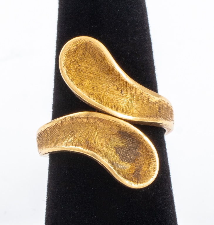 14K YELLOW GOLD SNAKE BY-PASS