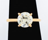 14K YELLOW GOLD SOLITAIRE DIAM