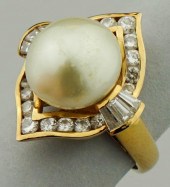 14K YELLOW GOLD SOUTH SEAS PEA