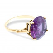 14K YELLOW GOLD SPINEL COCKTAI