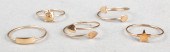 14K YELLOW GOLD STACKING CHARM