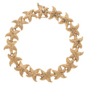 14K YELLOW GOLD STARFISH BRACE