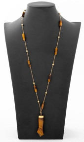 14K YELLOW GOLD TIGERS EYE FIG