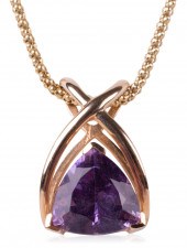 14K YELLOW GOLD TRILLION CUT A