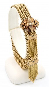 14K YELLOW GOLD VICTORIAN SLID