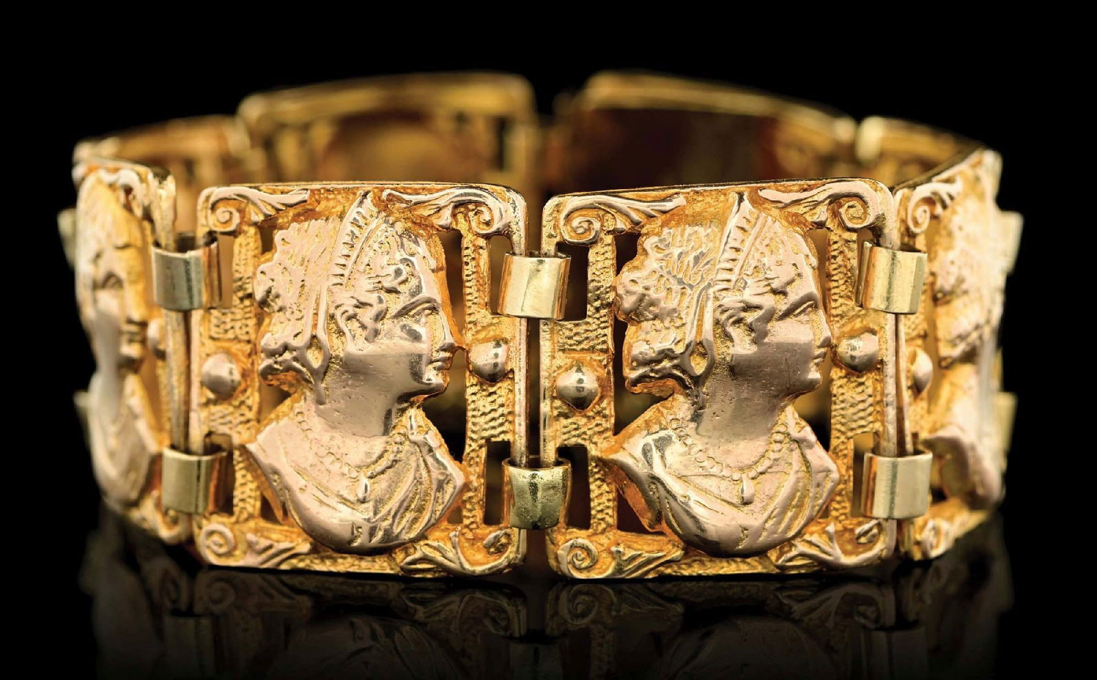 14K YELLOW GOLD VINTAGE GYPSY