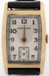 14K YELLOW GOLD VINTAGE HAMILT
