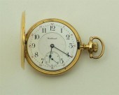 14K YELLOW GOLD WALTHAM POCKET