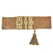 14K YELLOW GOLD WIDE VICTORIAN