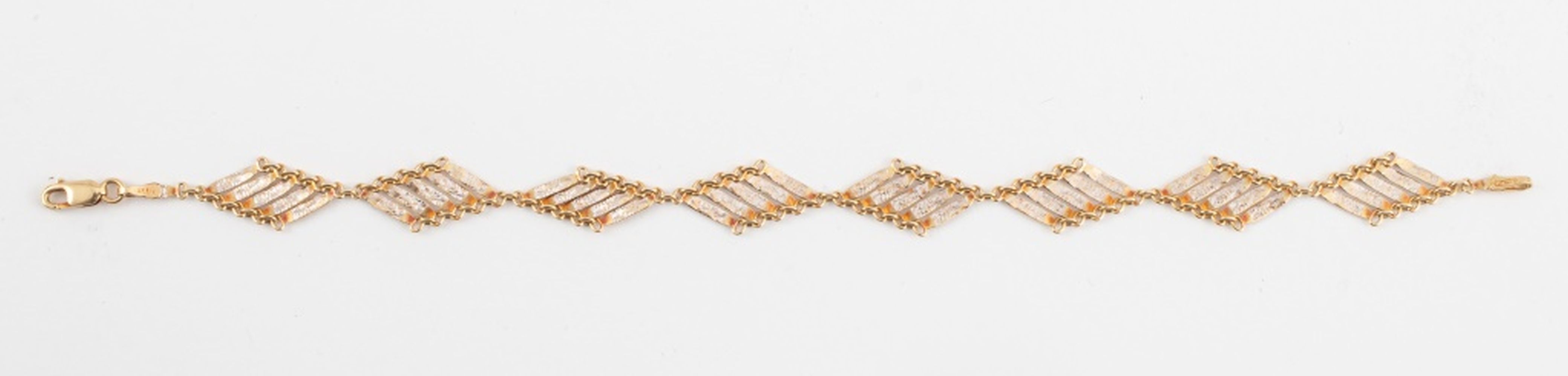 14K YELLOW & WHITE GOLD FLEXIBLE