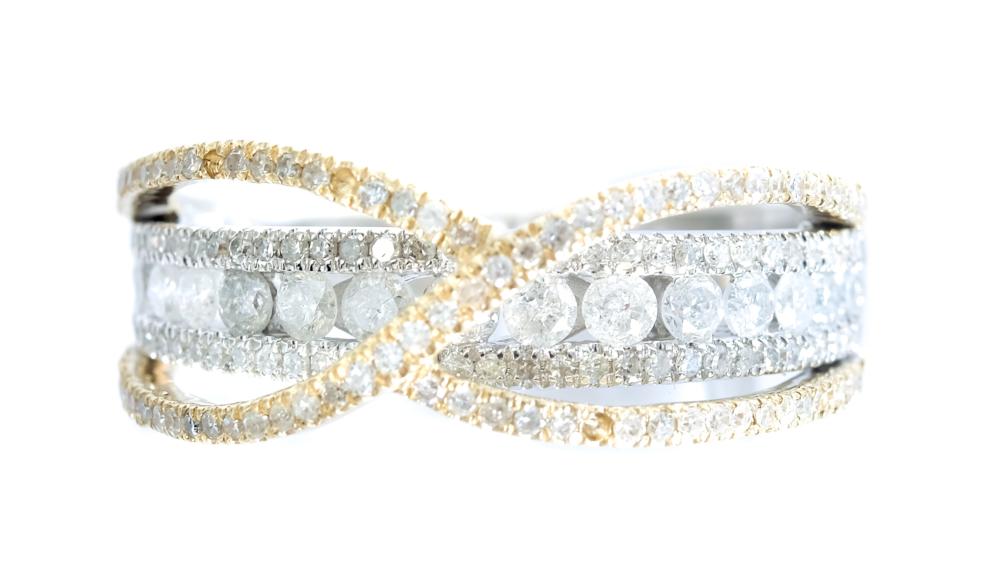 14K YELLOW & WHITE GOLD DIAMOND