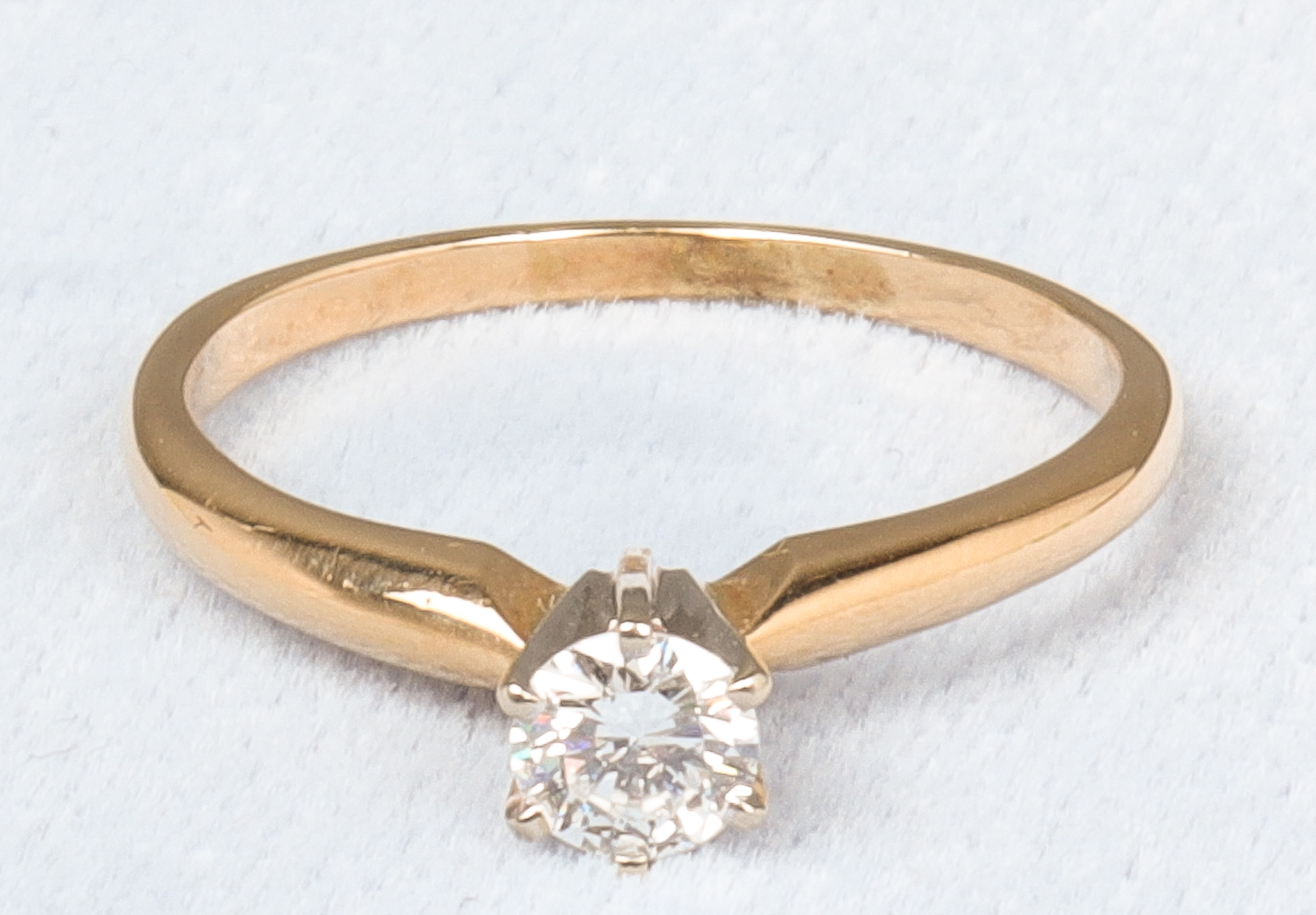 14K YELLOW & WHITE GOLD DIAMOND