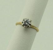 14K YELLOW/WHITE GOLD DIAMOND