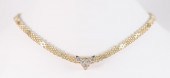 14K YG 2.5CTW VS1 DIAMOND PEND