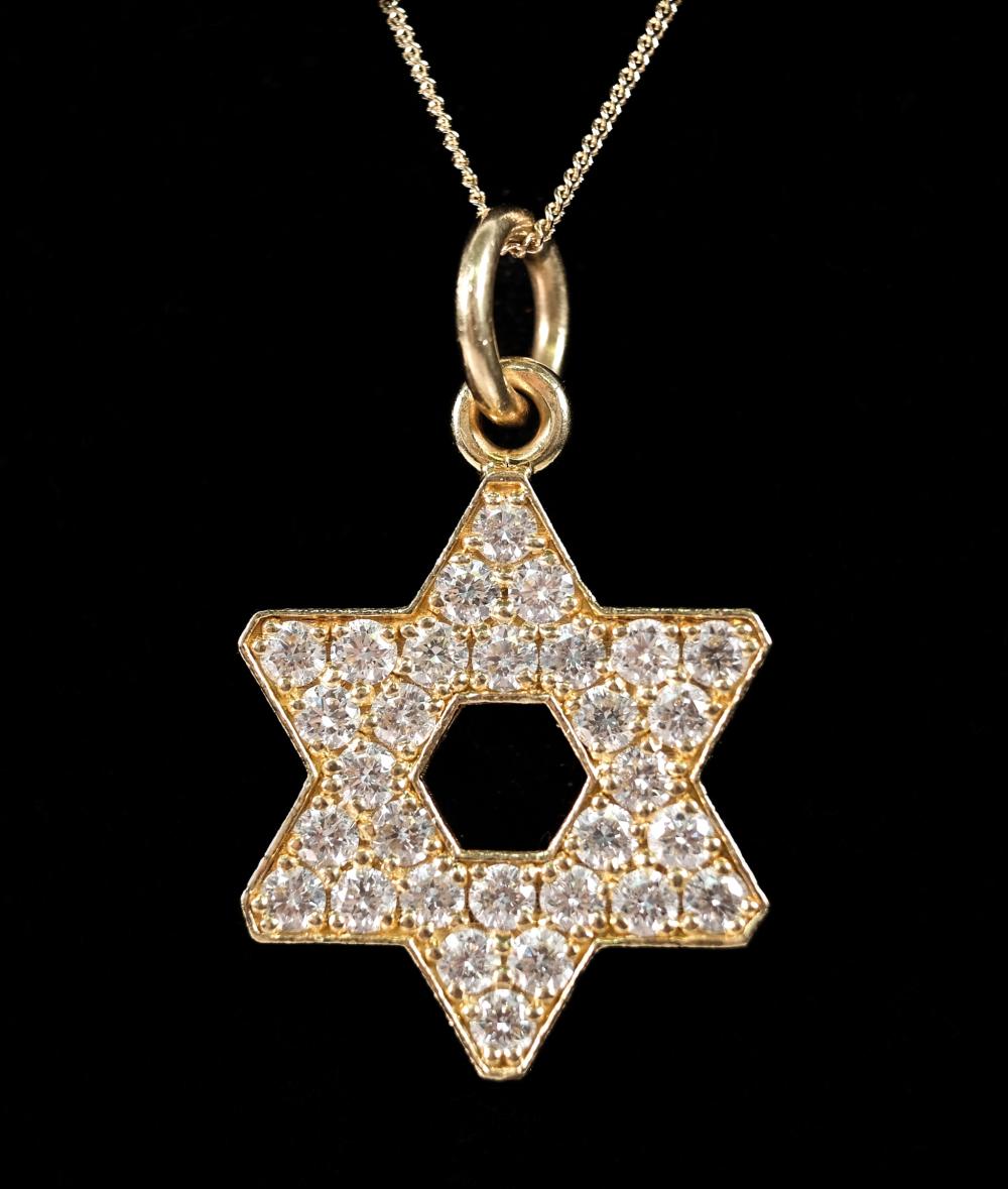14K YG 4 CTW DIAMOND STAR OF