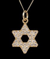 14K YG 4 CTW DIAMOND STAR OF D