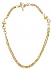 14K YG ITALIAN 24' DOUBLE CURB