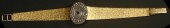 14K YG ladies bracelet watch,