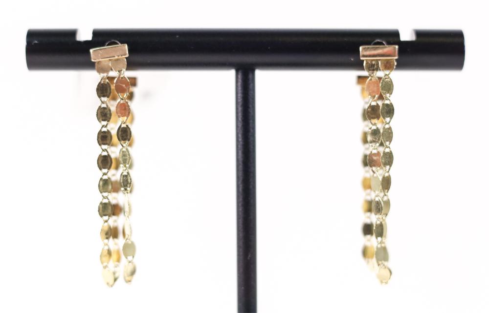 14K YG LANA PETITE NUDE FRINGE