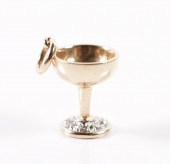 14K YG MARTINI GLASS DIAMOND C