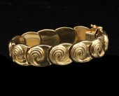 14K YG SWIRL DESIGN FLEXIBLE B