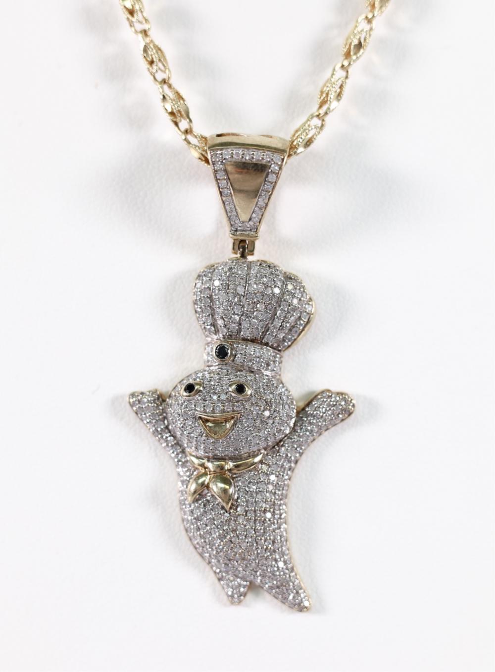 14K/10K YG DIAMOND PILLSBURY