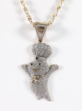 14K/10K YG DIAMOND PILLSBURY D