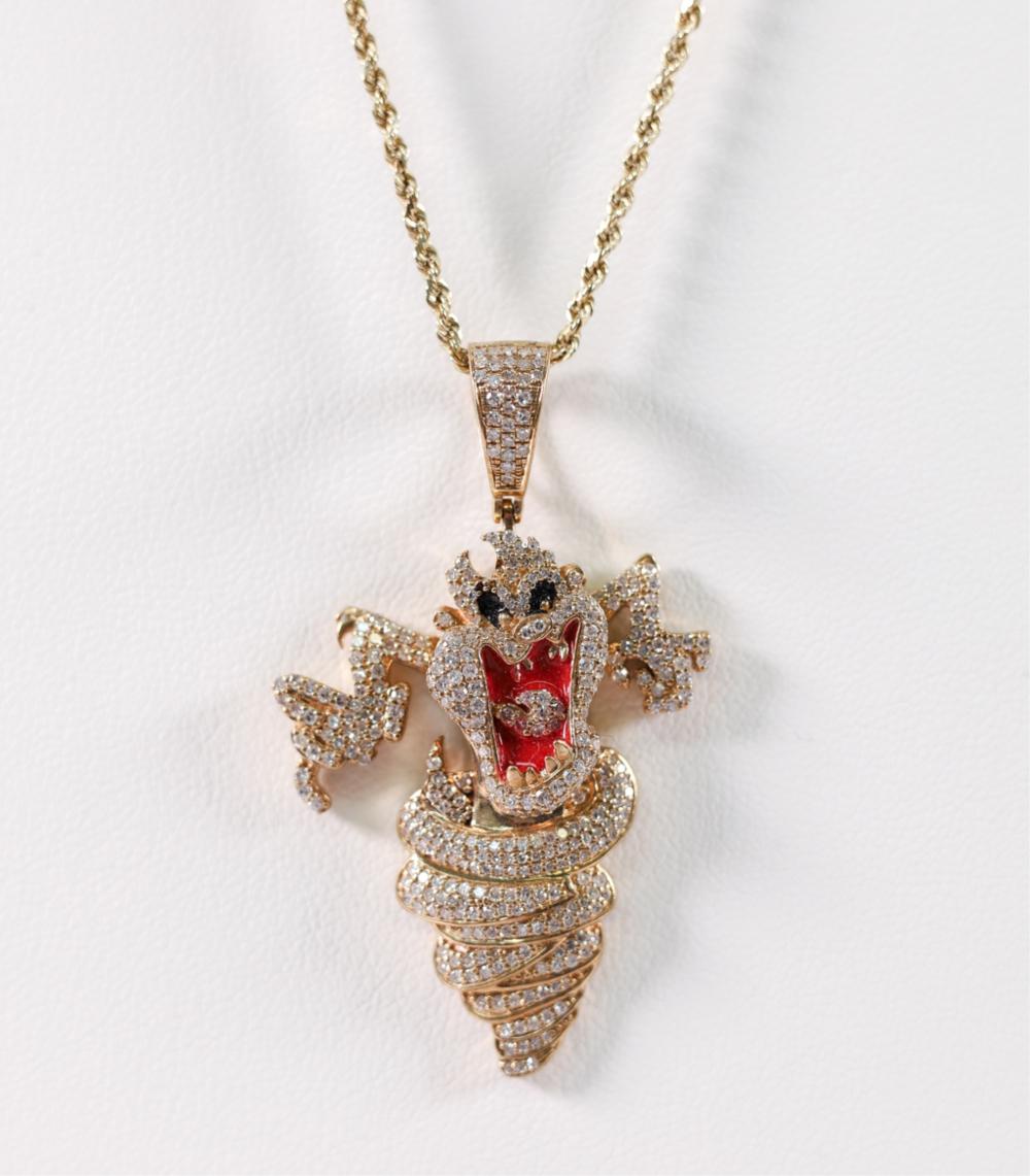14K/10K YG DIAMOND TASMANIAN
