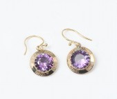 14K/18K 8.0 CT AMETHYST EARRIN