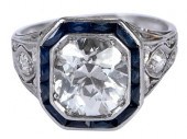 14KT. 3.28CT. OLD EUROPEAN CUT