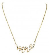 14KT. DIAMOND NECKLACEcustom m