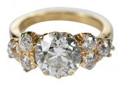 14KT. DIAMOND RING, 2.96CT. DI