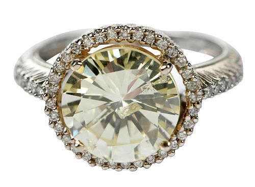 14KT. DIAMOND RINGcenter round
